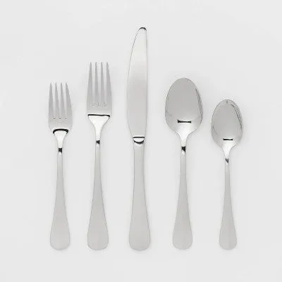 20pc Sussex Flatware Set Silver - Threshold