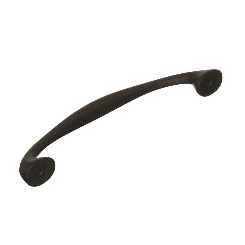 Amerock Allison Basic Metals Cabinet Pull 3.75 in. Flat Black 1 pk