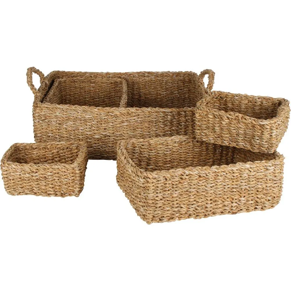 Annie Small Rectangular Woven Tray