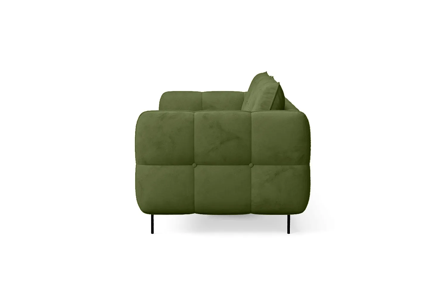 Anzio 3 Seater Sofa Lime Velvet