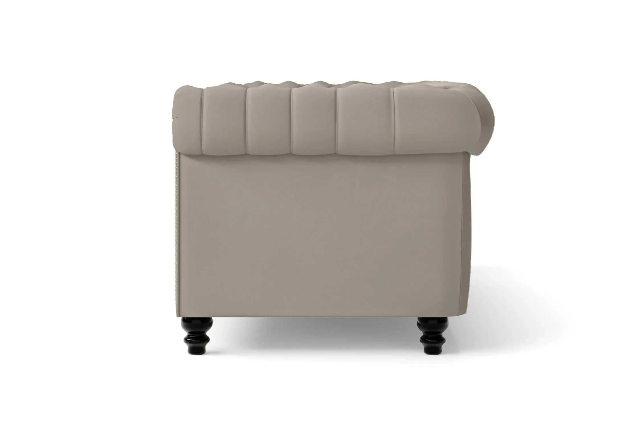 Aversa 4 Seater Sofa Sand Leather