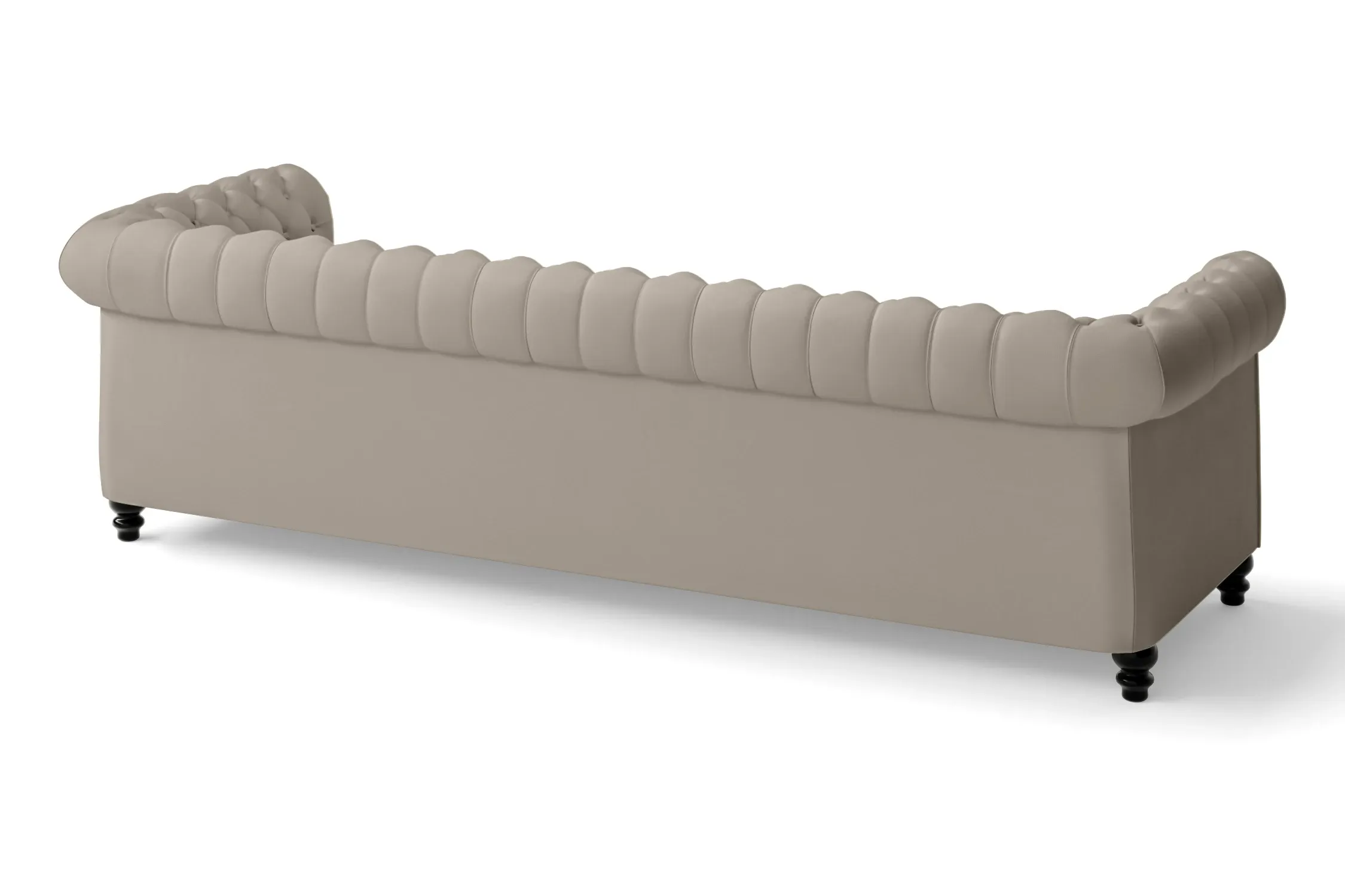 Aversa 4 Seater Sofa Sand Leather