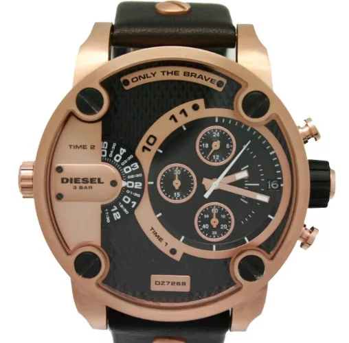 BIG Mens Watch Original Diesel Fashion Watches DZ7268 Stylish Leather