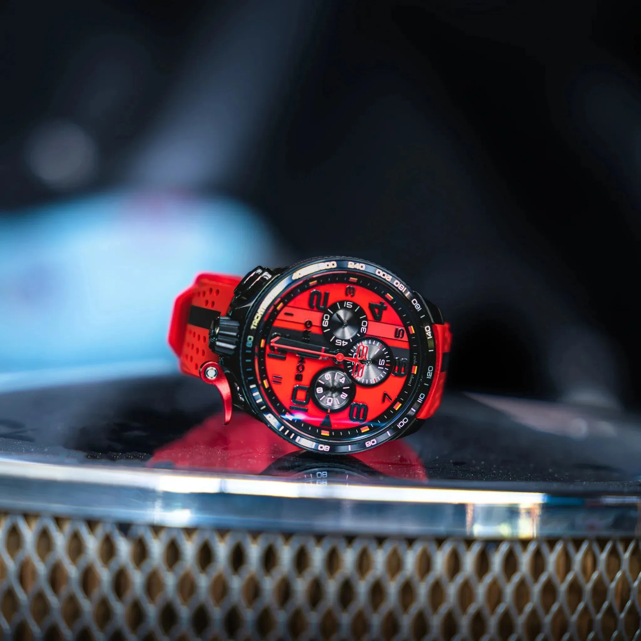 Bomberg Monza Men's Red Watch BS45CHPBA.059-15.12