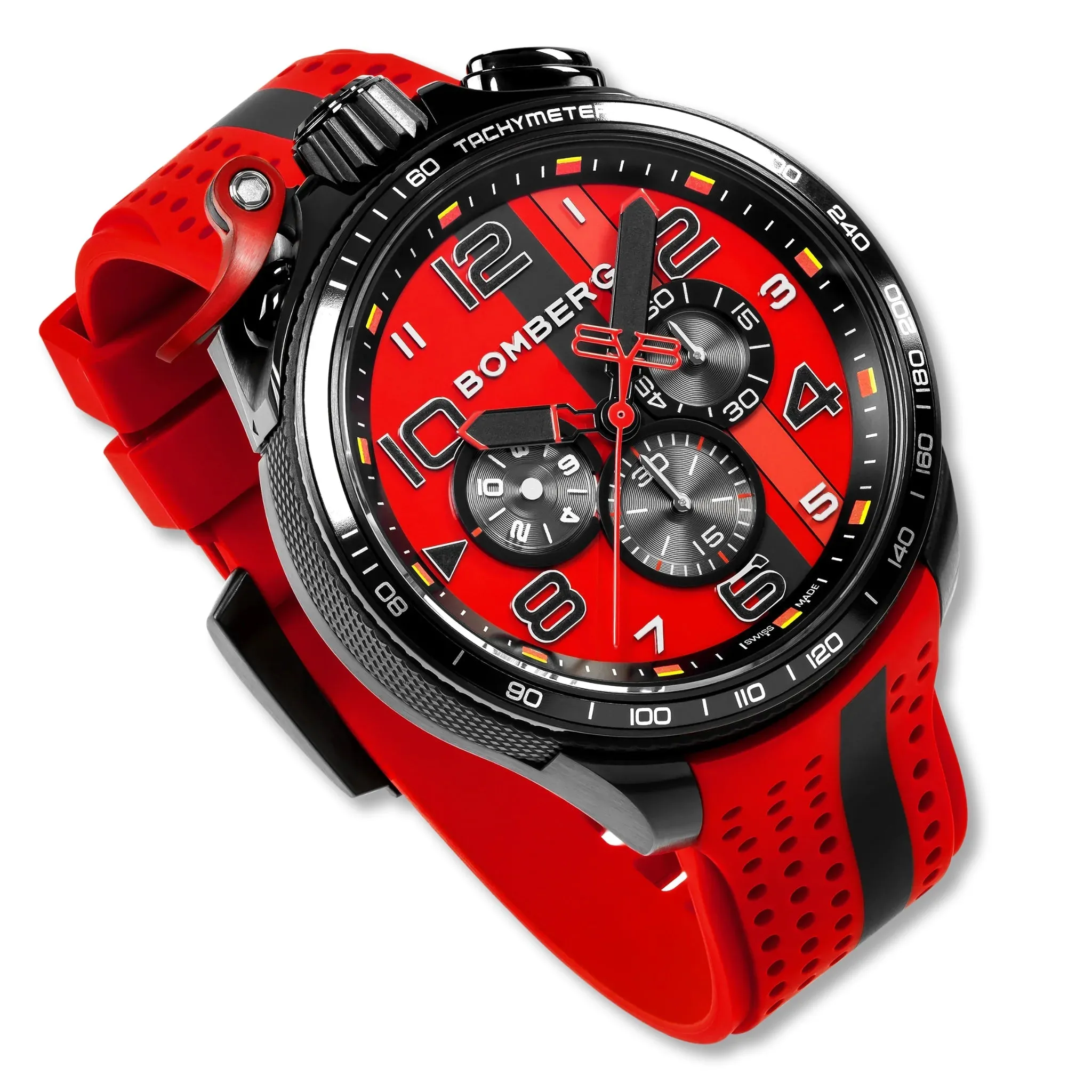 Bomberg Monza Men's Red Watch BS45CHPBA.059-15.12