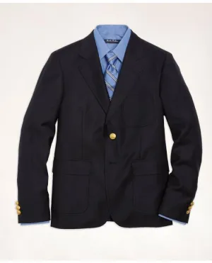 Brooks Brothers Boys Junior Two-Button Blazer Navy