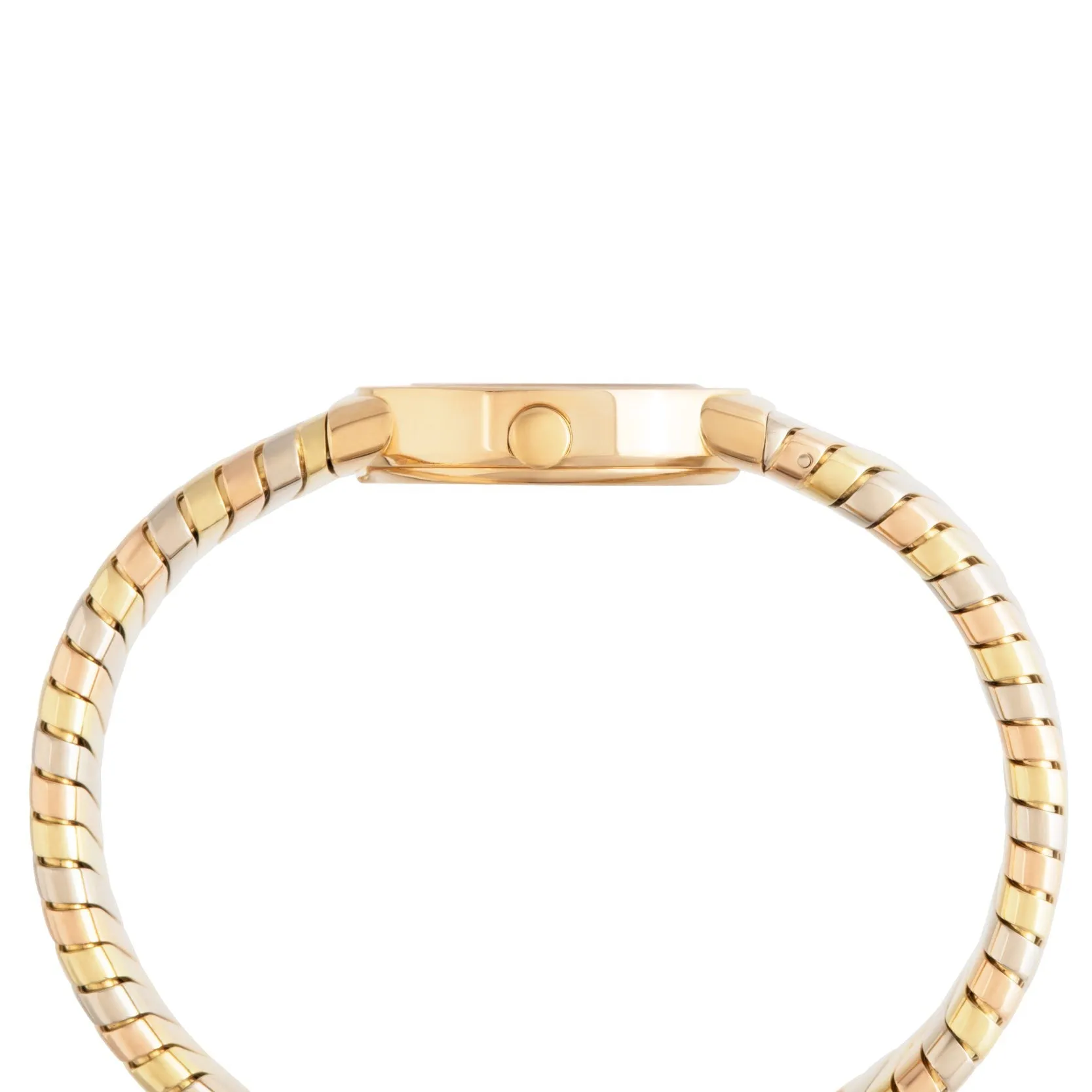 Bulgari Tubogas Cuff Tri-Tone