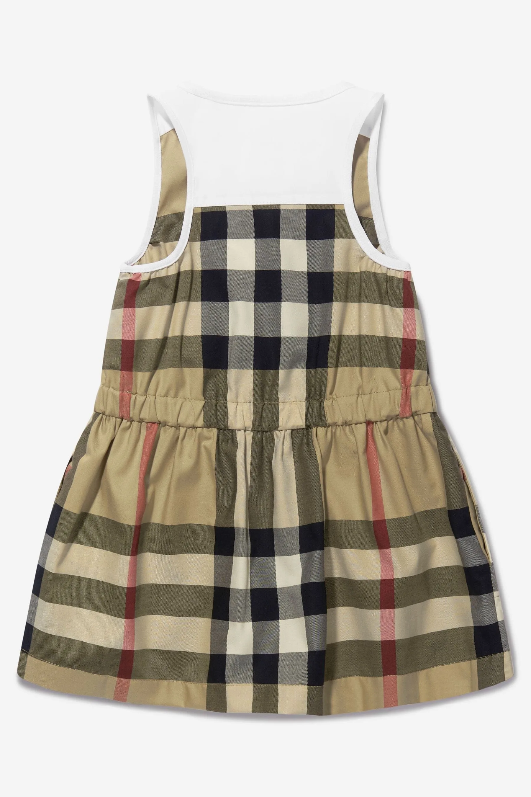 Burberry Baby Girls Cotton Check Sleeveless Dress