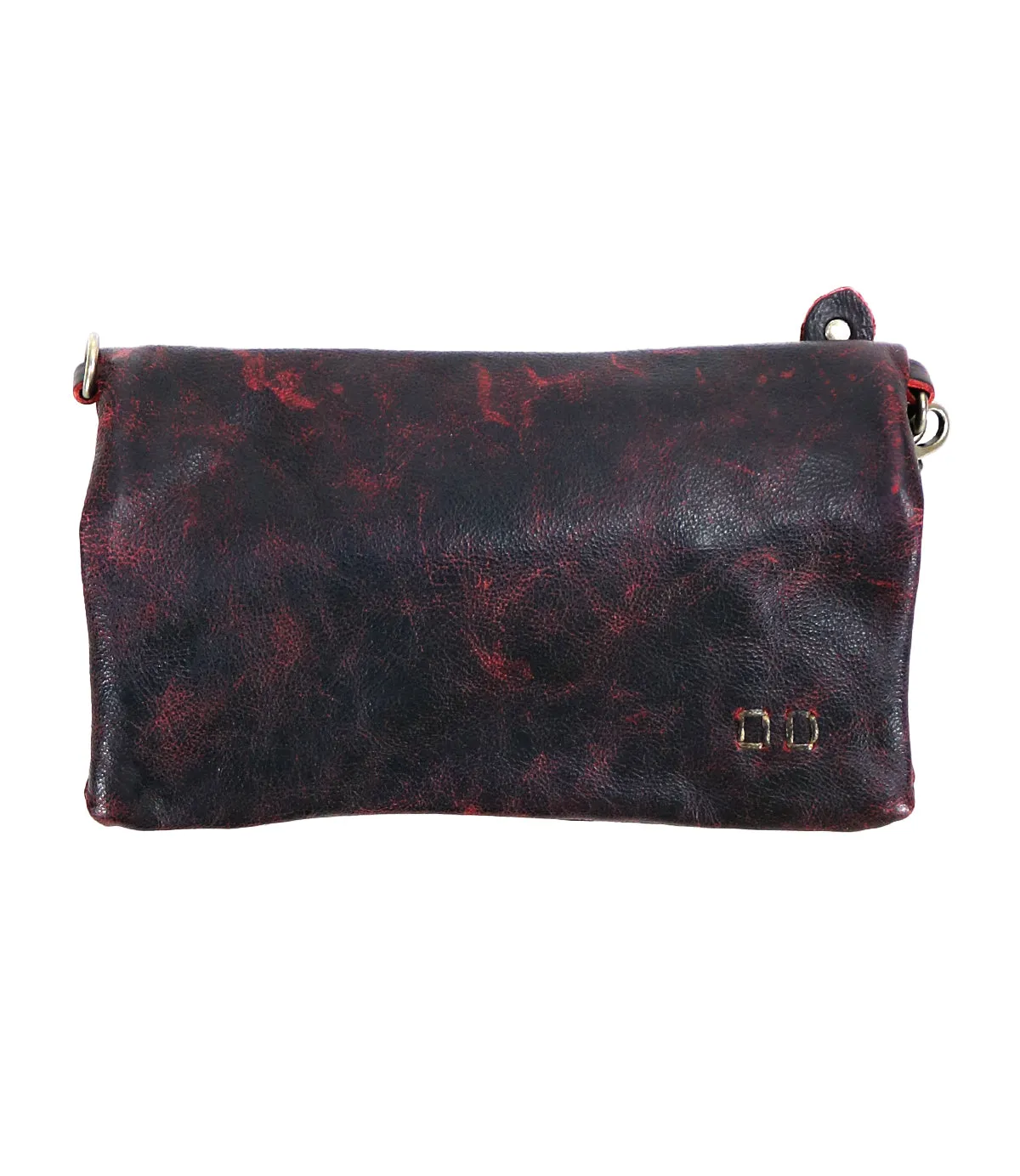 Cadence Red Black Delux Convertible Clutch