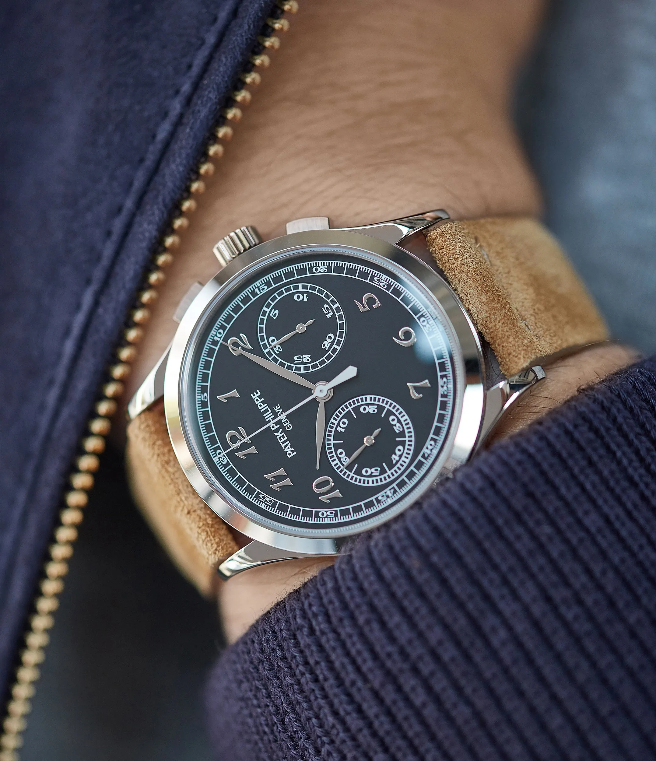 Chronograph 5170G-010 | Black Dial | Grey Gold