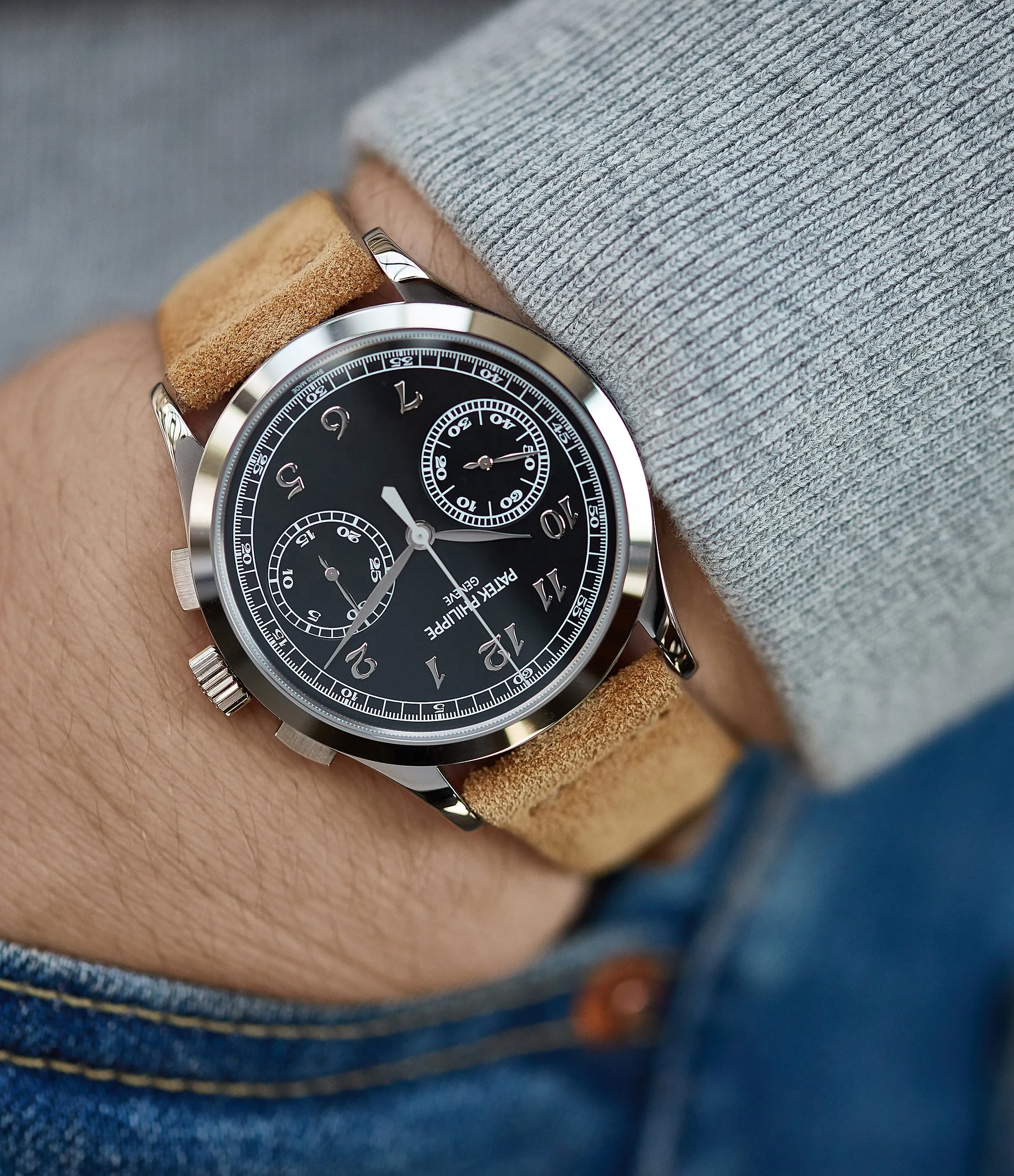 Chronograph 5170G-010 | Black Dial | Grey Gold