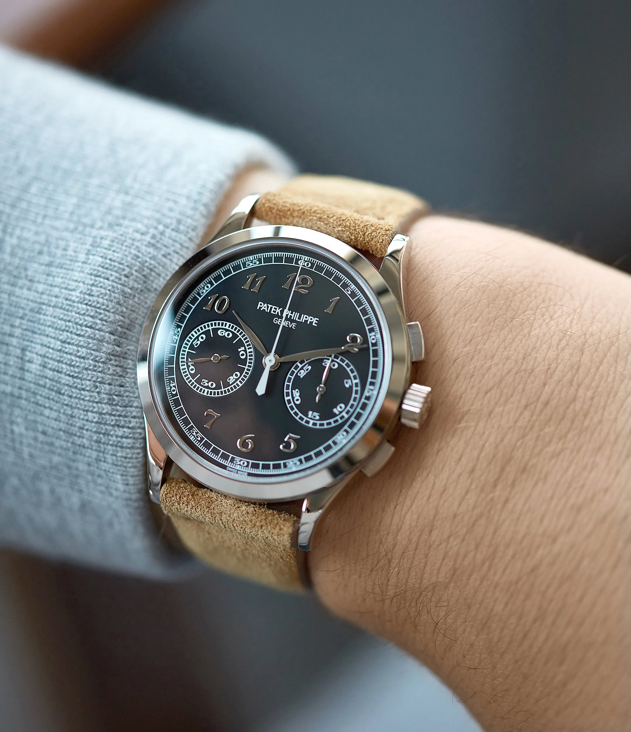 Chronograph 5170G-010 | Black Dial | Grey Gold