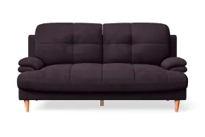 Cosenza 3 Seater Sofa Purple Velvet