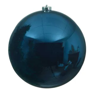 Decoris Shatterproof Bauble 14cm - Night Blue