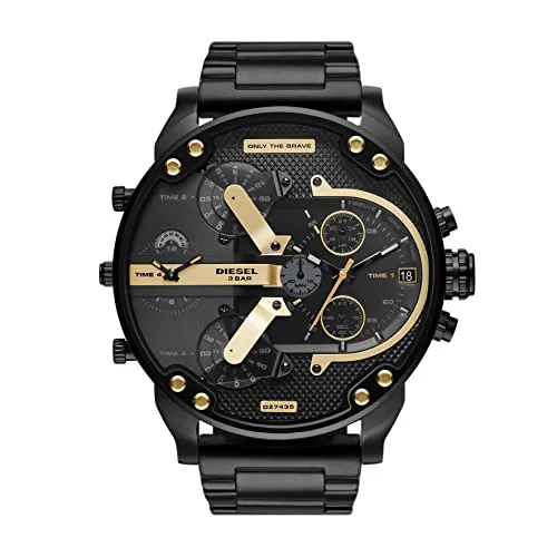 Diesel Mr. Daddy 2 Analog Black Dial Men's Watch-DZ7435