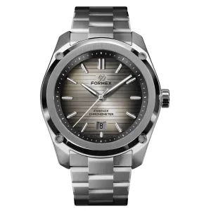 Formex Essence 39 Automatic Chronometer Watch - Dégradé Grey / Steel Bracelet