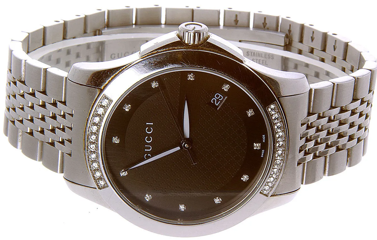 Gucci G-Timeless 126.4 Diamond Watch