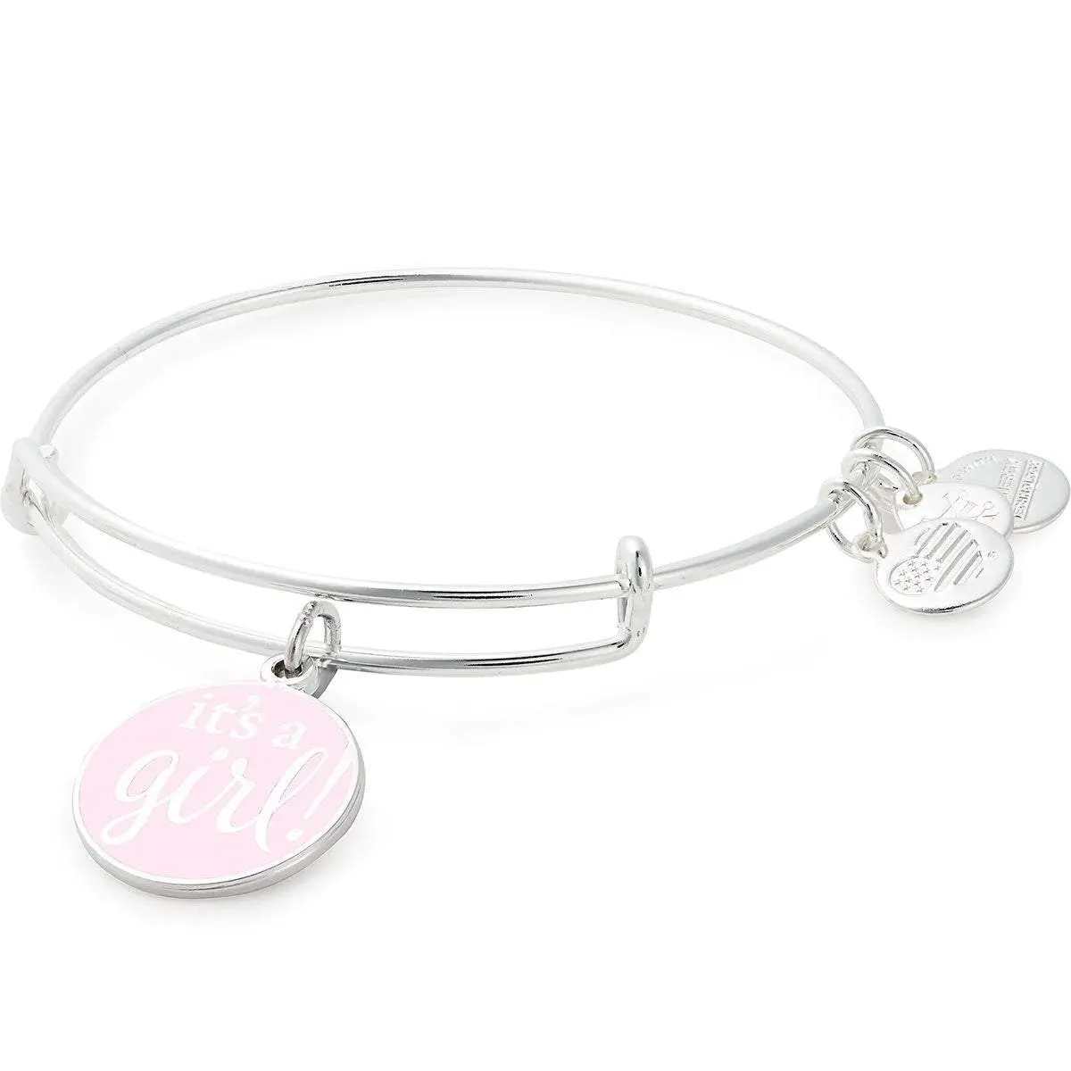 'It's a Girl' Charm Bangle