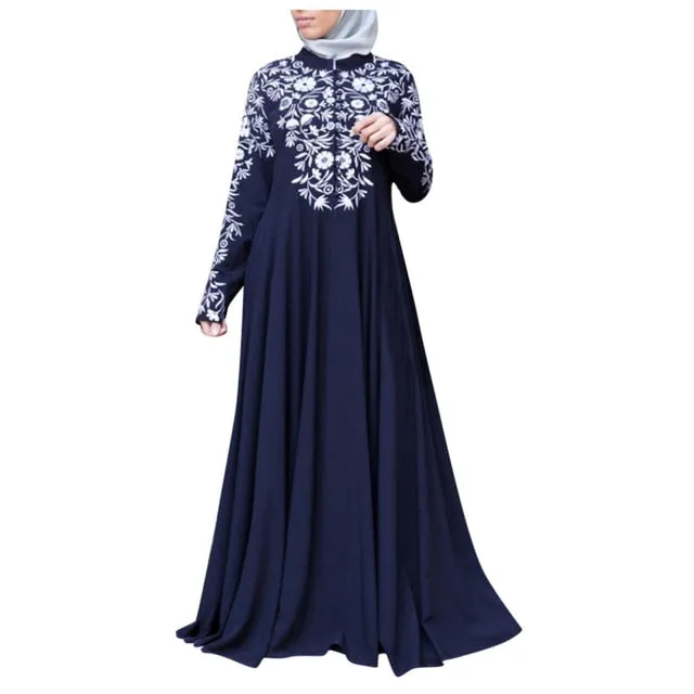 Jersey Abaya Dress Evening Abaya with Lace