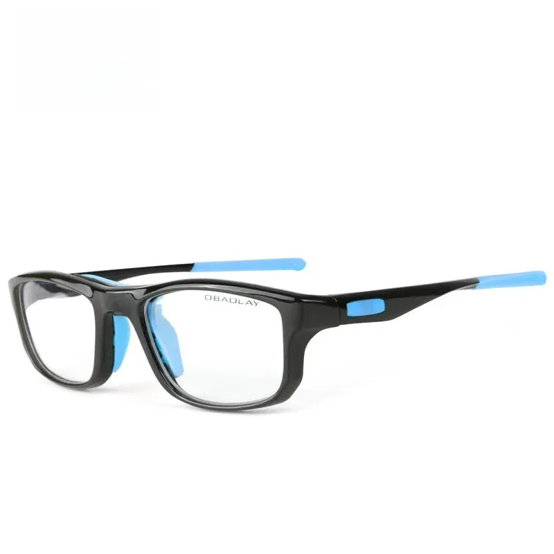 KatKani Mens Full Rim Square Tr 90 Sport Eyeglasses L013