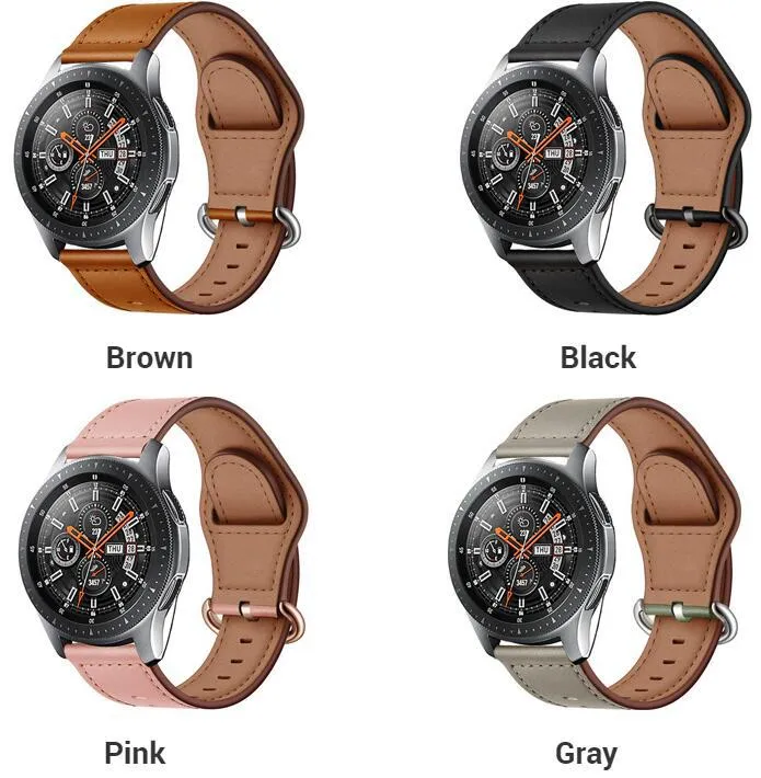 Leather strap for Samsung Huawei Samsung Galaxy Watch 20-22mm