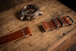 Leather Watch Strap Brown