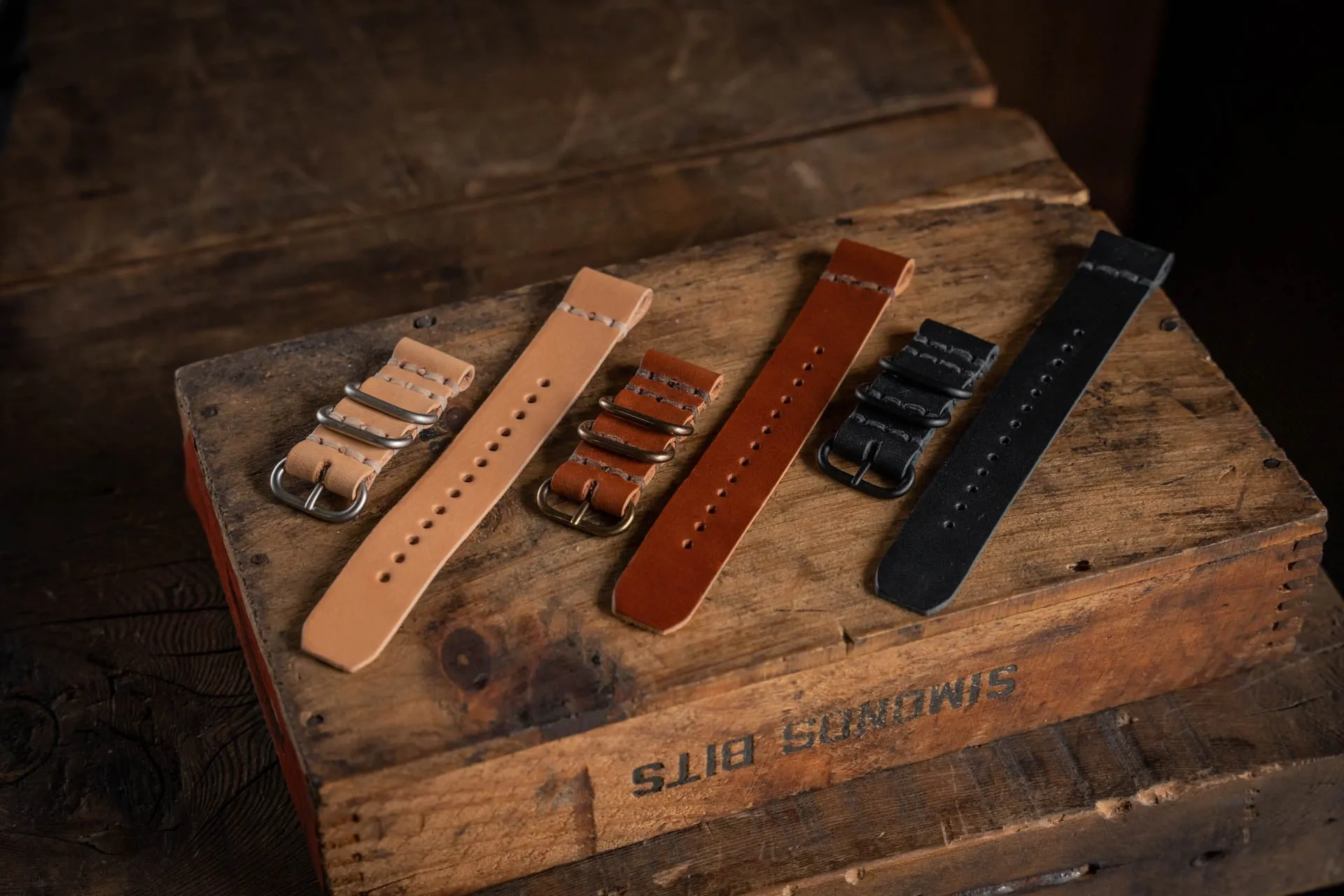 Leather Watch Strap Brown