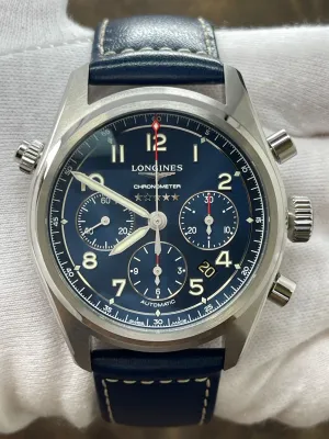 Longines Spirit Chronograph L3.820.4.93 Blue Dial Automatic Men's Watch