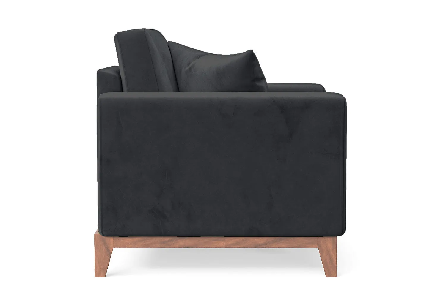 Lucca Armchair Dark Grey Velvet