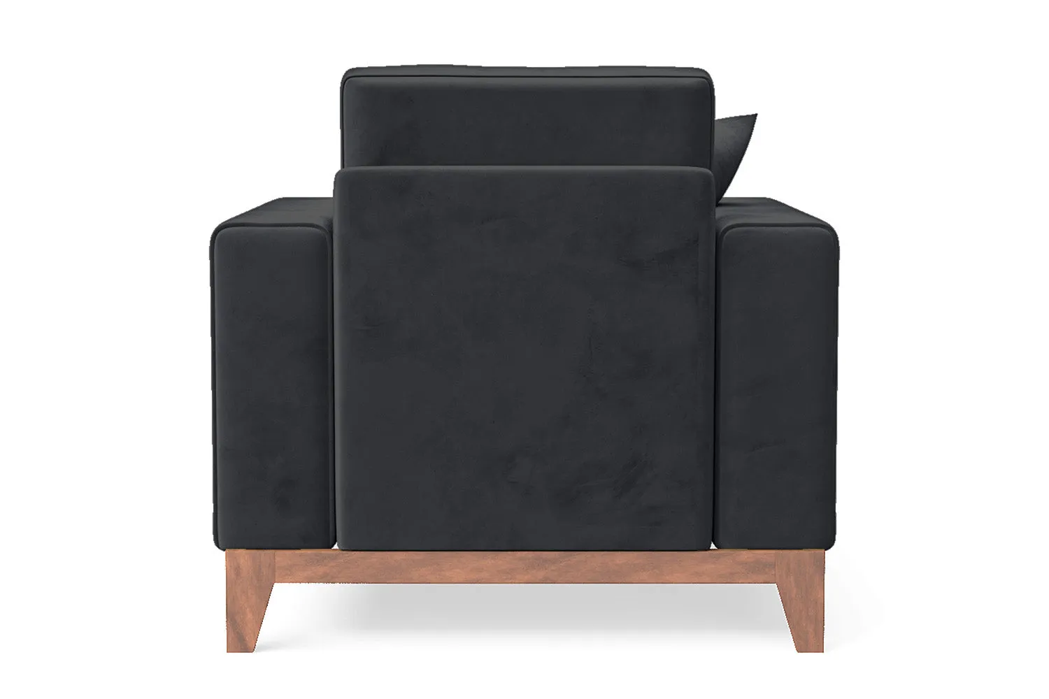 Lucca Armchair Dark Grey Velvet