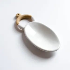 Medium Oval Serving Spoon | White