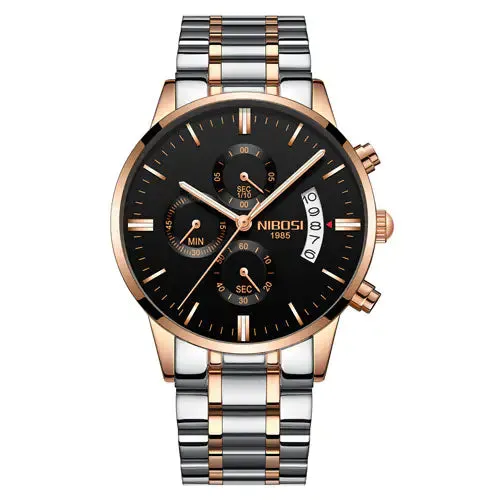 Men's Luxurious Gold Wristwatch