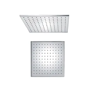 NERO 200mm Square Shower Head Chrome