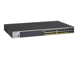 Netgear Pro Gs728tppv2 - V2 - Switch - L3 - Smart - 24 X 10/100/1000 (Poe )   4 X Gigabit Sfp - Rack-Mountable - Poe  (3