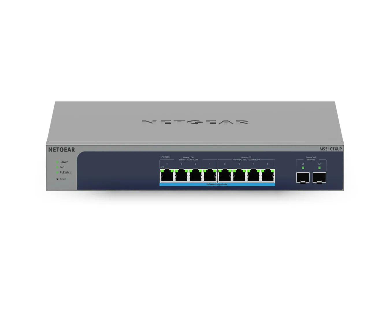 Netgear Smart Ms510txup - Switch - L3 Lite - Smart - 4 X 100/1000/2.5G (Poe  )   4 X 100/1000/2.5/5/10G (Poe  )   2 X 10