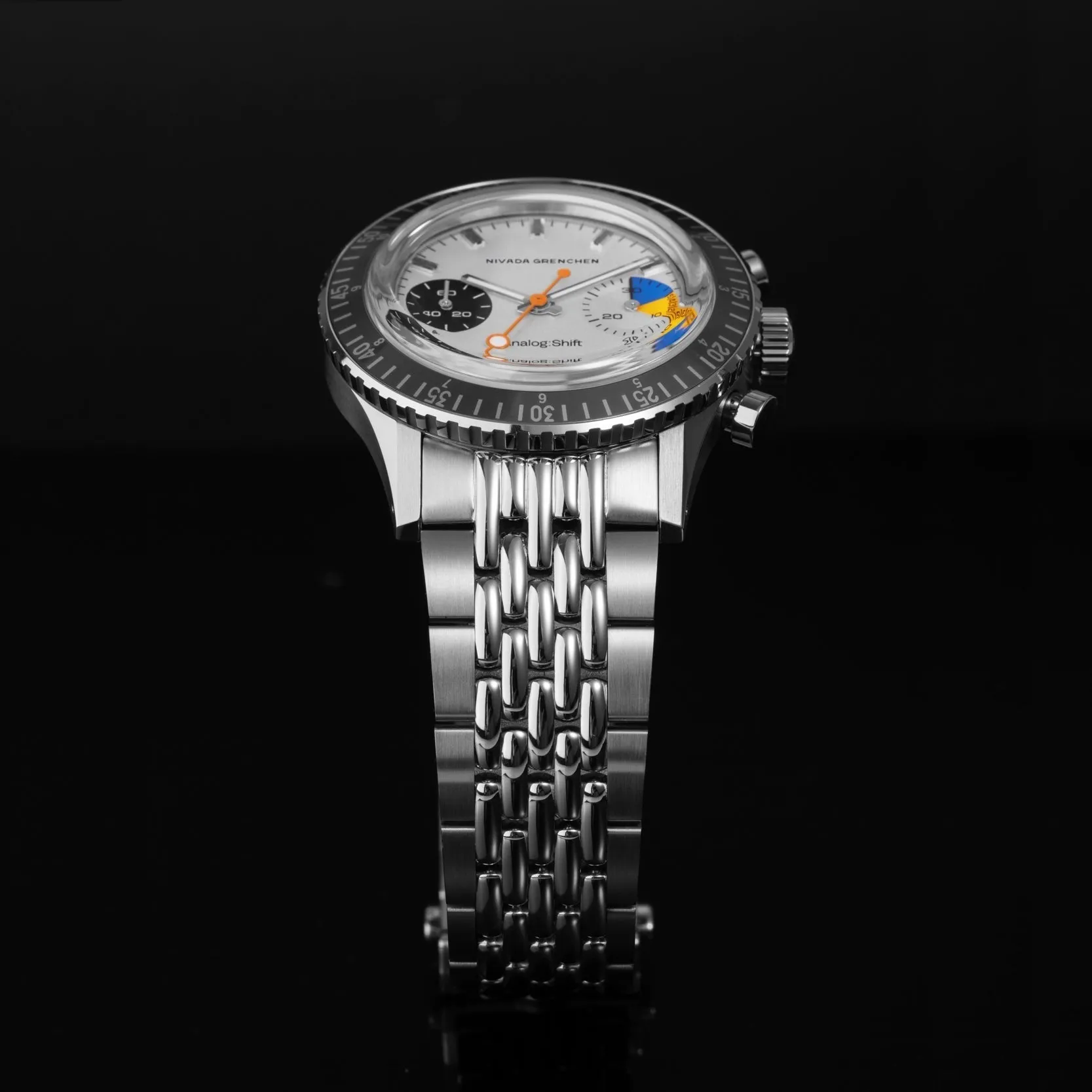 Nivada Grenchen X Analog:Shift Chronomaster 'Big Eye' Yachting Limited Edition