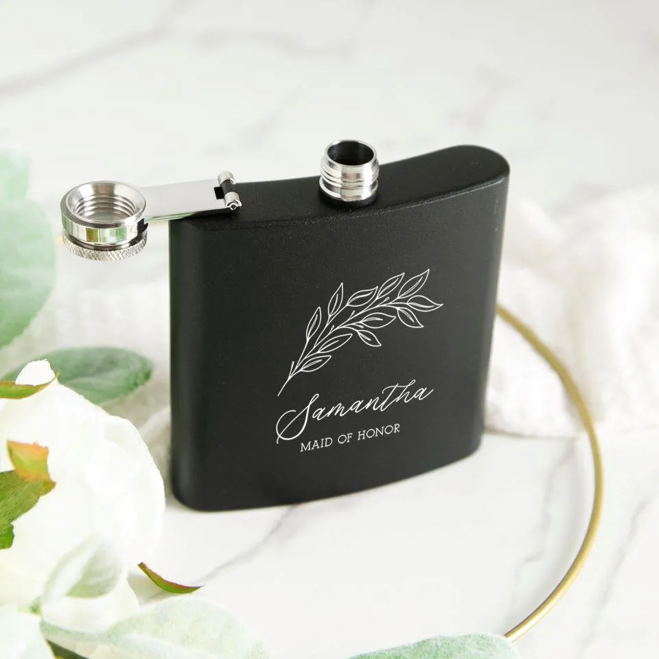 Personalized  Bridesmaid Proposal Flasks