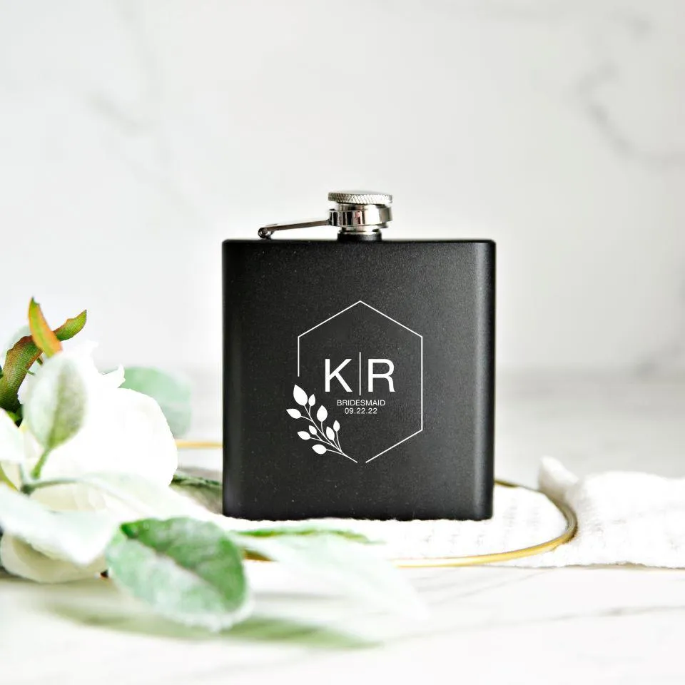 Personalized  Bridesmaid Proposal Flasks