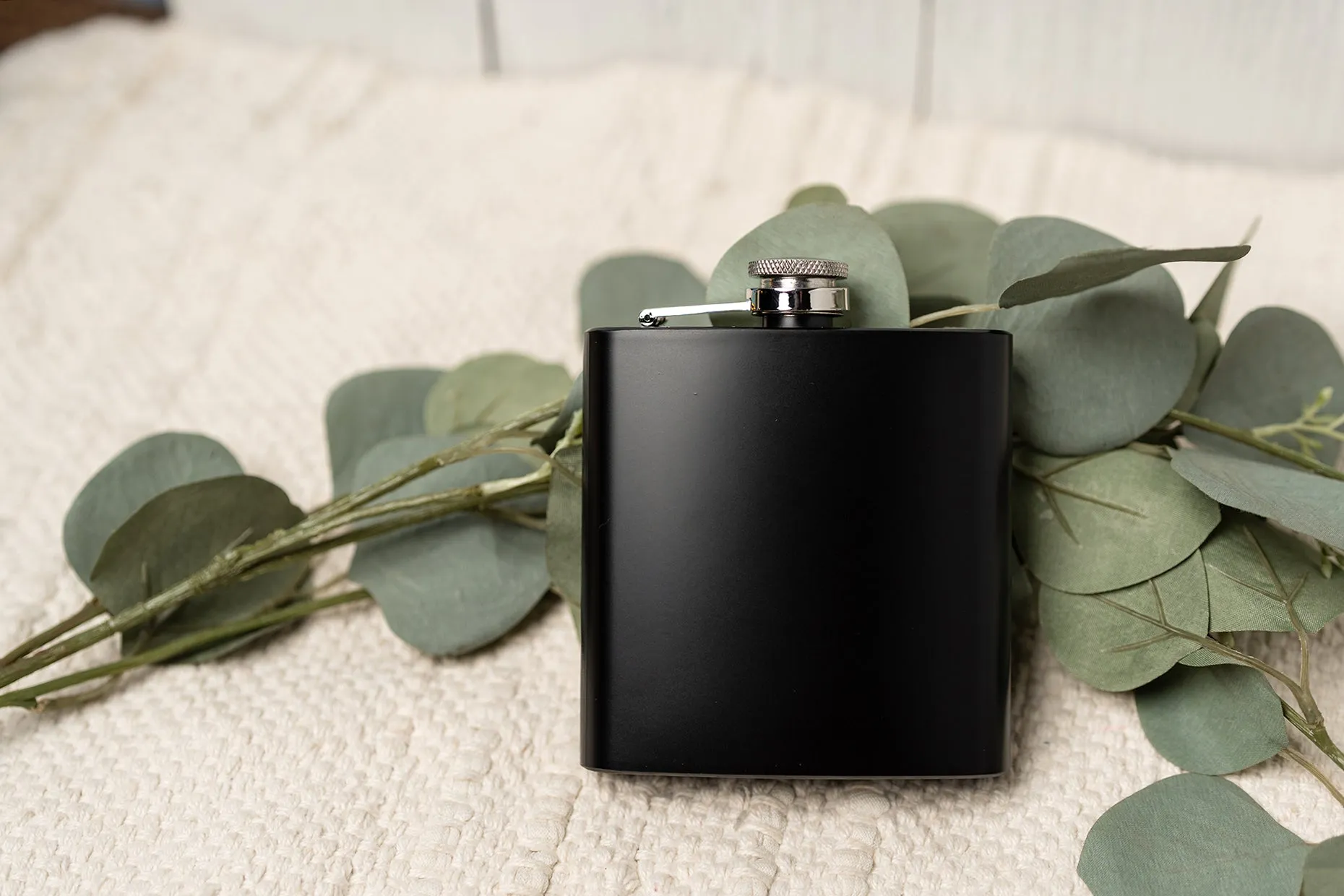 Personalized Cheers Birthday Matte Black Flask