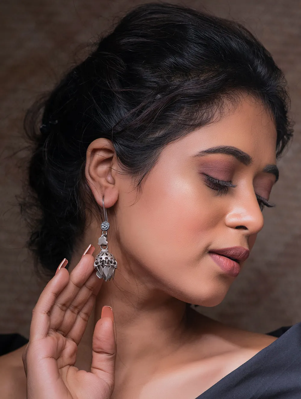 Pure Silver Earrings - Jhumkas