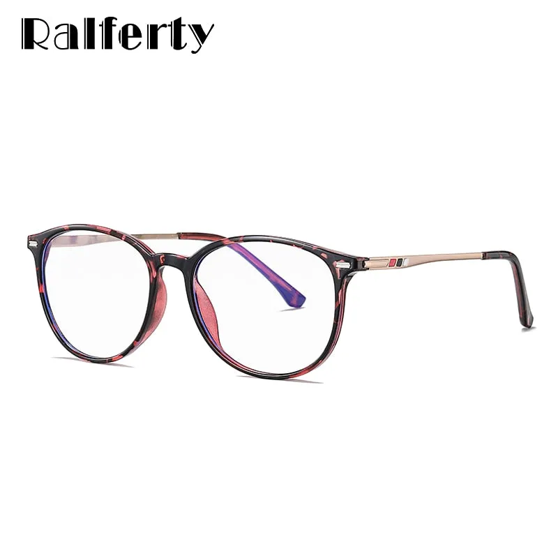 Ralferty Unisex Full Rim Square Tr 90 Eyeglasses D6911