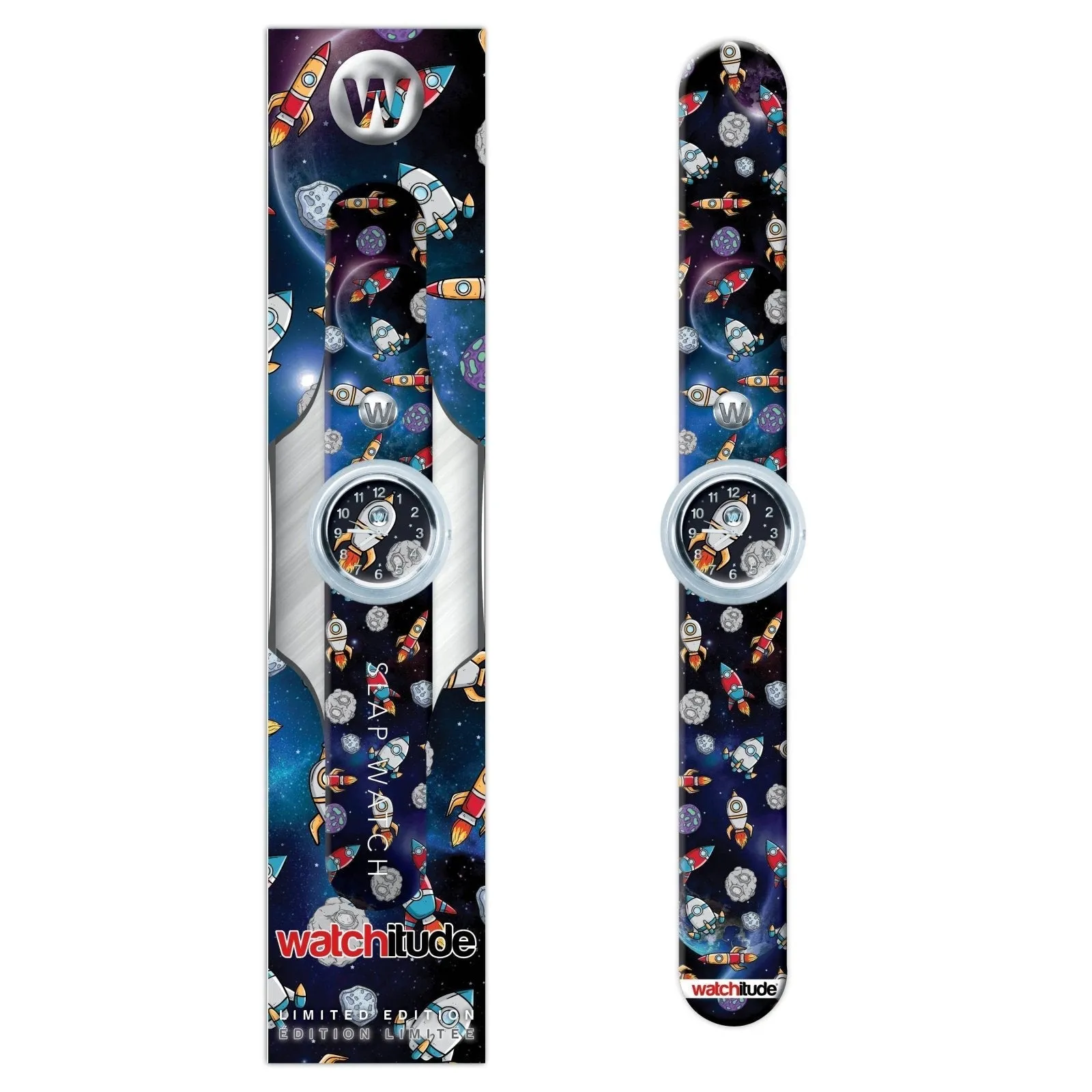 Space Rockets Boys Watchitude Kids Slap Watch