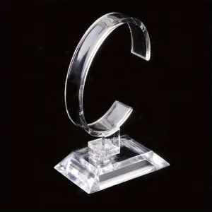 Stylish Transparent Watch Stand for Displaying 1PC Bracelet Props