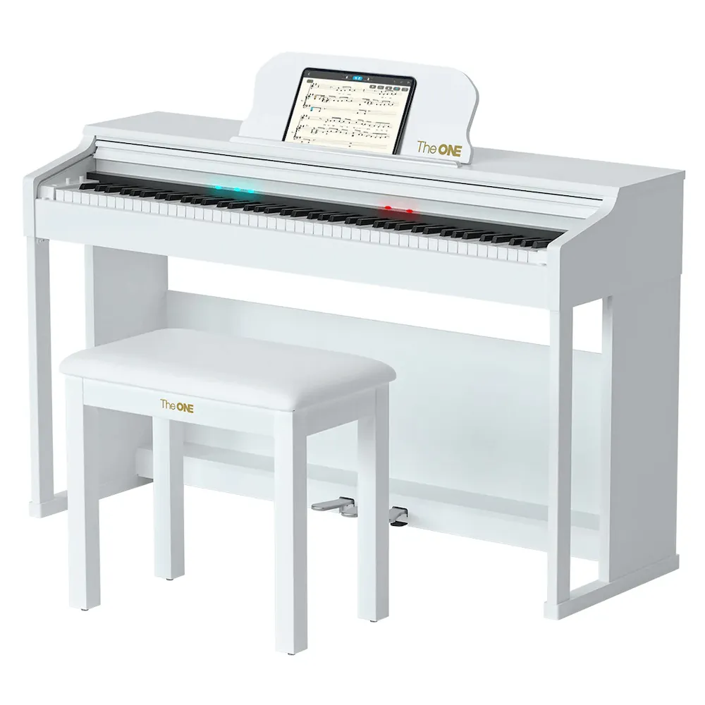 The ONE PLAY Smart Piano, 88 Keys Graded Hammer Action Weighted Piano with Bluetooth for Beginners