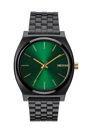 Time Teller - Matte Black / Green Sunray