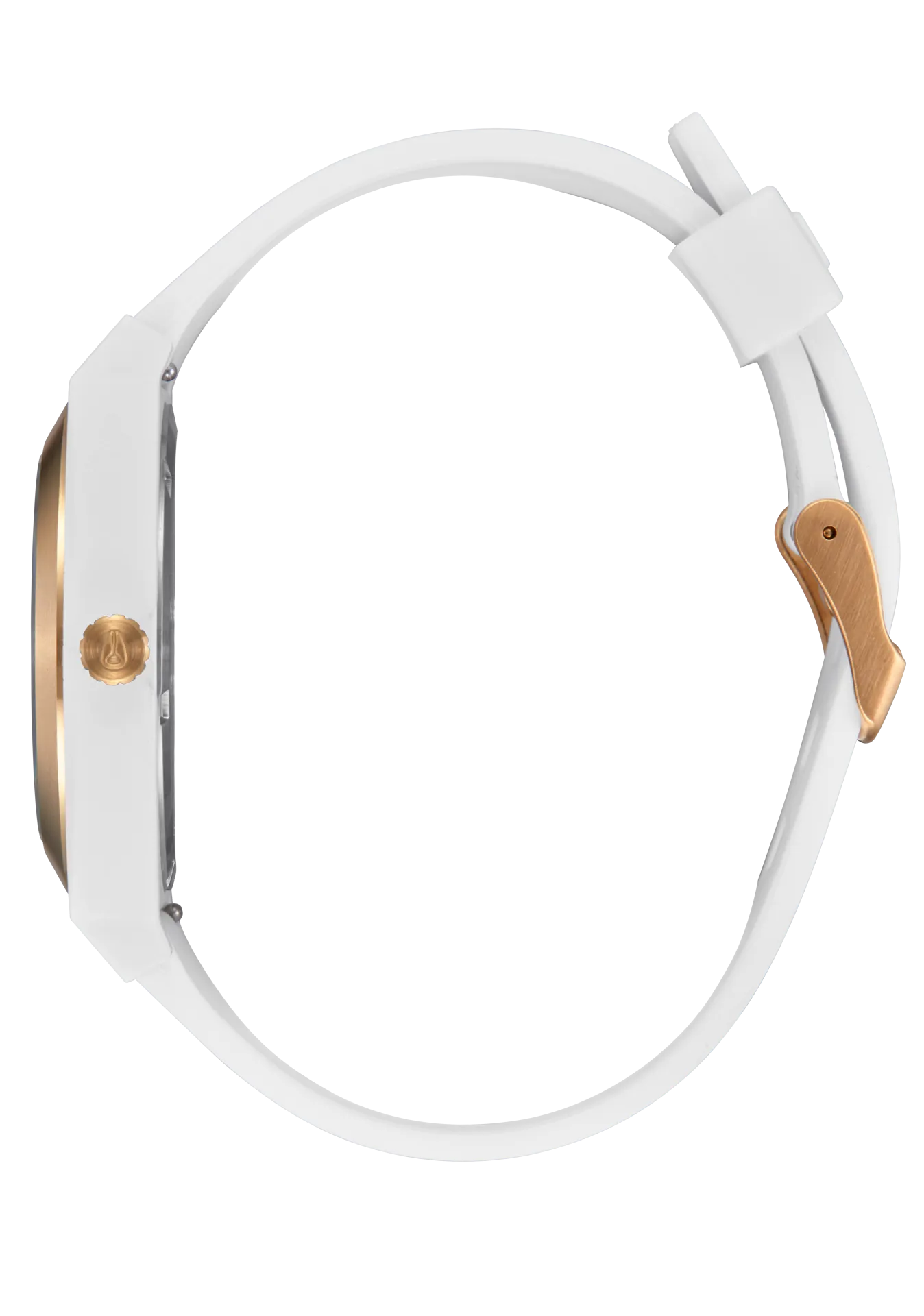 Time Teller OPP - White / Matte Gold