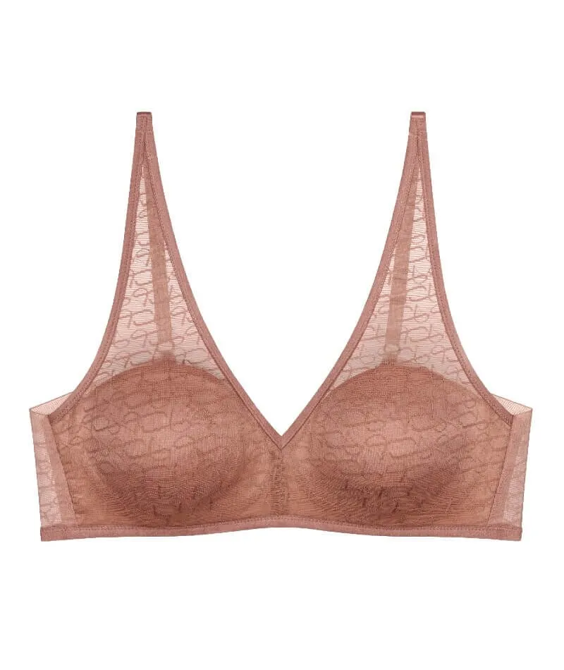 Triumph Signature Sheer Padded Wire-free Bra - Toasted Almond