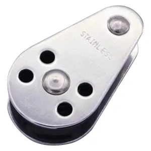 Type 304 Stainless Steel Pulley Block with Fixed Pin