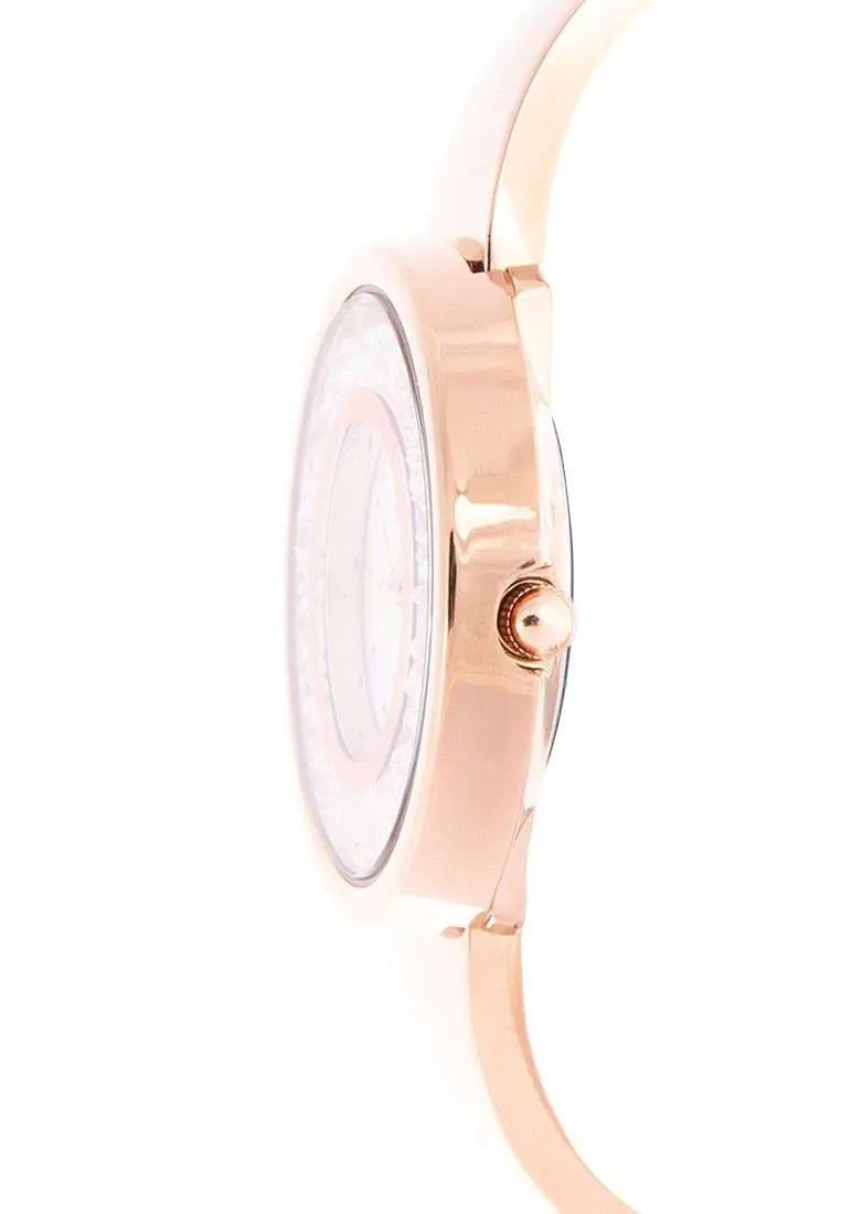 Valentino 20122149-ROSE MOP DIAL Rose Gold Fashion Metal Band Watch for Women